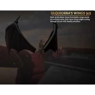 Ulquiorra Wings - Cosmetic - Legendary Item - Attack On Titan Revolution - AOTR