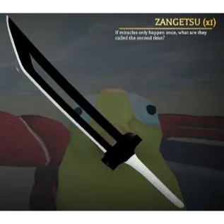 Zangetsu - Cosmetic - Legendary Item - Attack On Titan Revolution - AOTR