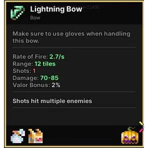 Pixel Quest | Legendary Lightning Bow