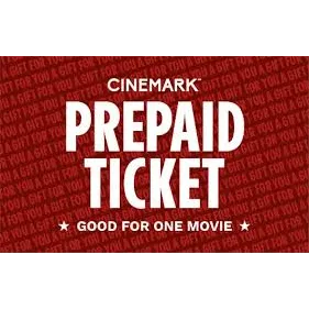 1 Cinemark Prepaid Tickets