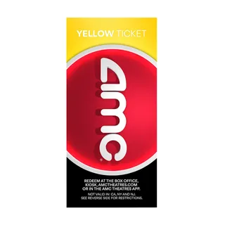 1 AMC Yellow Ticket