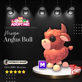 Mega Angus Bull Adopt me - 15min Delivery
