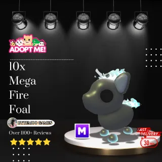 10x Mega Fire Foal