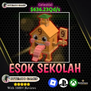 Esok Sekolah 636.23 Qd/s - Escape Tsunami For Brainrots - FAST DELIVERY