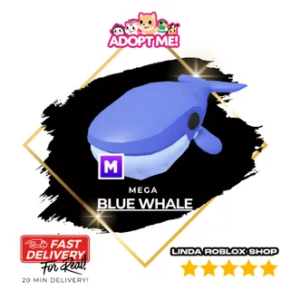 Mega Blue Whale in Adoptme 