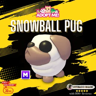 Mega Snowball Pug Adopt me