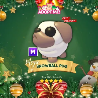 1x Mega Snowball Pug