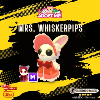 Mega Mrs. Whiskerpips adoptme - 15min Delivery