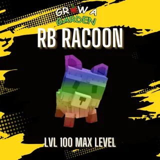 [Grow a Garden] Rainbow Racoon LVL 100