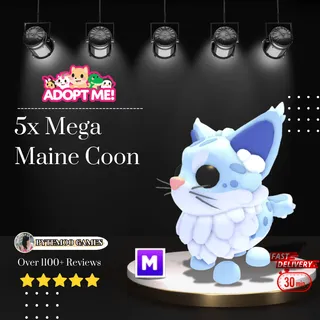 5xMega Maine Coon - 15min Delivery