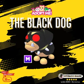 Mega The Black Dog