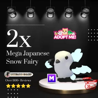 2x Mega Japanese Snow Fairy