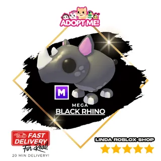 2x Mega Black Rhino - in Adoptme 