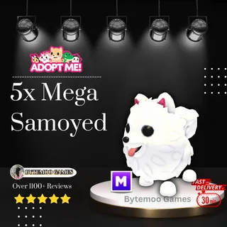 5x Mega Samoyed - 15min Delivery