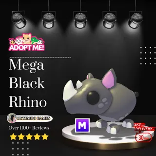 2x Mega Black Rhino - in Adoptme 