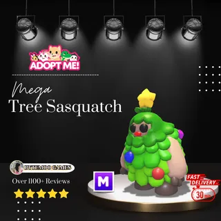 4x Mega Tree Sasquatch