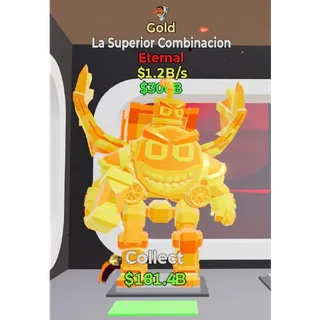 Fortnite Steal The Brainrot Gold La Superior Combination 1.2B/s 1 trait