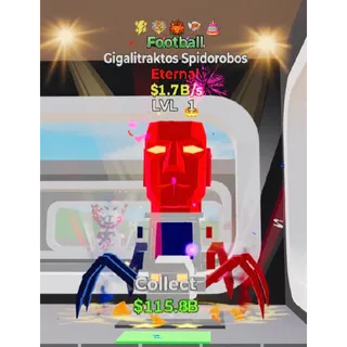Fortnite Steal The Brainrot Football Gigalitraktos Spidorobos 5 traits 1.7B/s