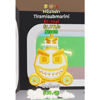Fortnite Steal The Brainrot Heaven Tiramisubmarini 3 traits 1.7B/s