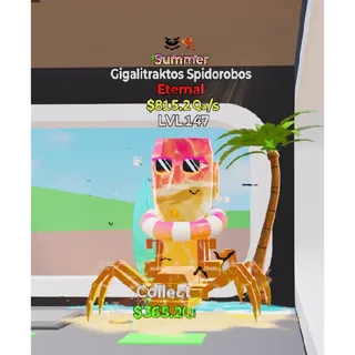 Summer Gigalitraktos Spidorobos 2 traits Fortnite Steal The Brainrot