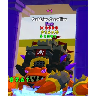Crabbino Castellino Boss ★1 STAR Fortnite Fight The Brainrot