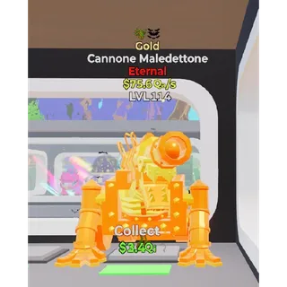 Gold Cannone Maledettone 2 traits Guardini Fortnite Steal The Brainrot