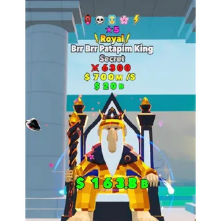 Royal Brr Brr Patapim King 5★ STAR 5 traits - Fortnite Fight The Brainrot