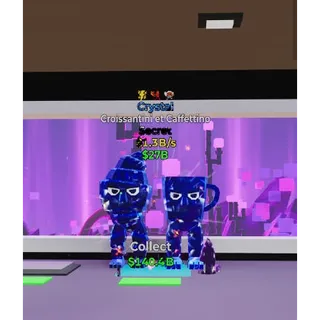 Crystal Croissantini et Caffettino 1.3B/s 3 traits