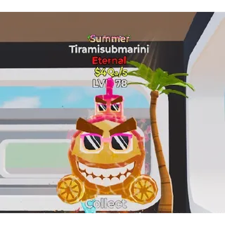 Fortnite Steal The Brainrot Summer Tiramisubmarini