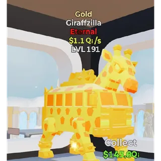 Gold Giraffzilla 1.1Qi/s - Fortnite Steal The Brainrot