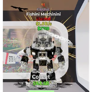 Fortnite Steal The Brainrot Gothic Fishini Mechinini 1 trait 1.6B/s