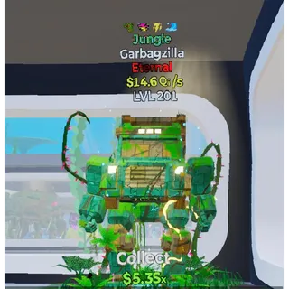 Jungle Garbagzilla 4 traits 14.6Qi/s Fortnite Steal The Brainrot