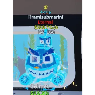 Aqua Tiramisubmarini 1 trait Fortnite Steal The Brainrot