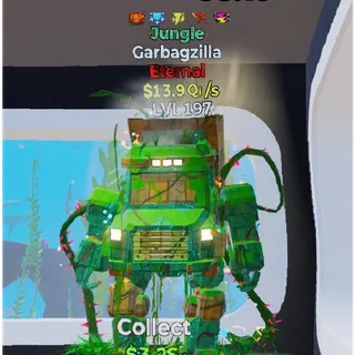 Jungle Garbagzilla 5 traits Fortnite Steal The Brainrot