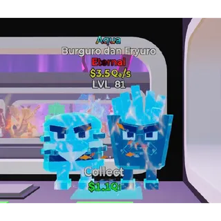 Fortnite Steal The Brainrot Aqua burguro dan fryuro