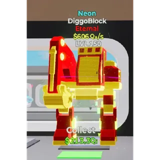 Neon DiggoBlock Fortnite Steal The Brainrot
