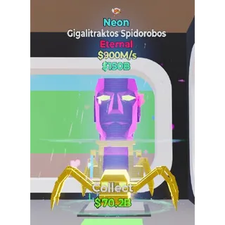 Fortnite Steal The brainrot Neon Gigalitraktos Spidorobos 1 trait 900M/s