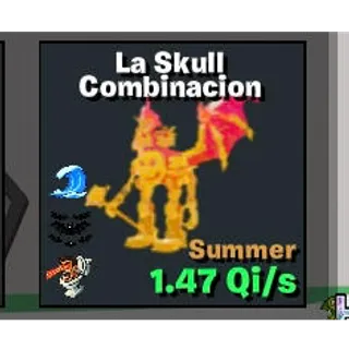 Summer La Skull Combinacion 3 traits Fortnite Steal The Brainrot