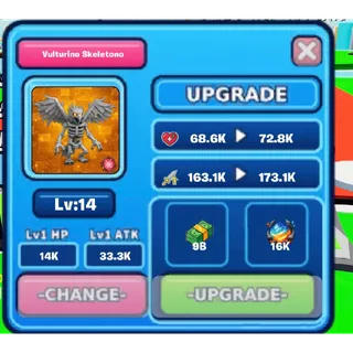 Vulturino skeletono Fortnite Grow The Brainrot