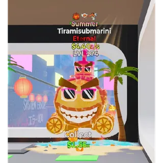 Tiramisubmarini Summer 4.4Qi/s 3 traits Fortnite Steal The Brainrot