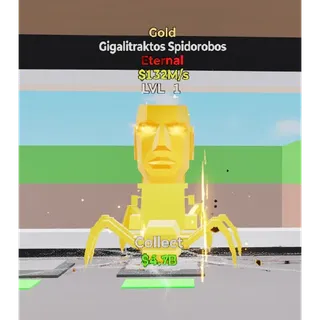 Fortnite Steal The Brainrot Gold Gigalitraktos Spidorobos