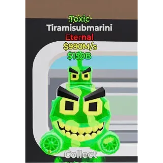 Fortnite Steal The Brainrot Toxic Tiramisubmarini