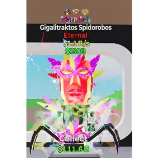 Fortnite Steal The Brainrot Carnival Gigalitraktos Spidorobos 1.1B/s 3 traits