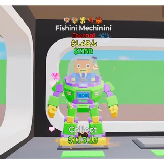 Fortnite Steal The Brainrot Default Fishini Mechinini 5 traits 1.4B/s