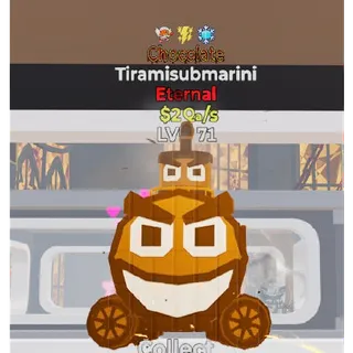 Fortnite Steal The Brainrot Chocolate Tiramisubmarini 3 traits