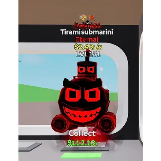 Darkness Tiramisubmarini 2 traits 2.4Qi/s Fortnite Steal The Brainrot
