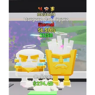 Fortnite Steal The Brainrot Heaven Burguro Dan Fryuro 3 traits 1.5B/s
