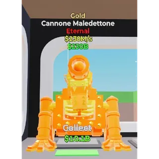 Fortnite Steal The Brainrot Gold Cannone Maledettone