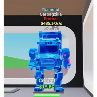 Garbagzilla Diamond - Fortnite Steal The Brainrot
