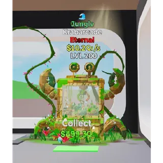 Krabarcade Jungle 1 trait 10.2Qi/s - Fortnite Steal the Brainrot